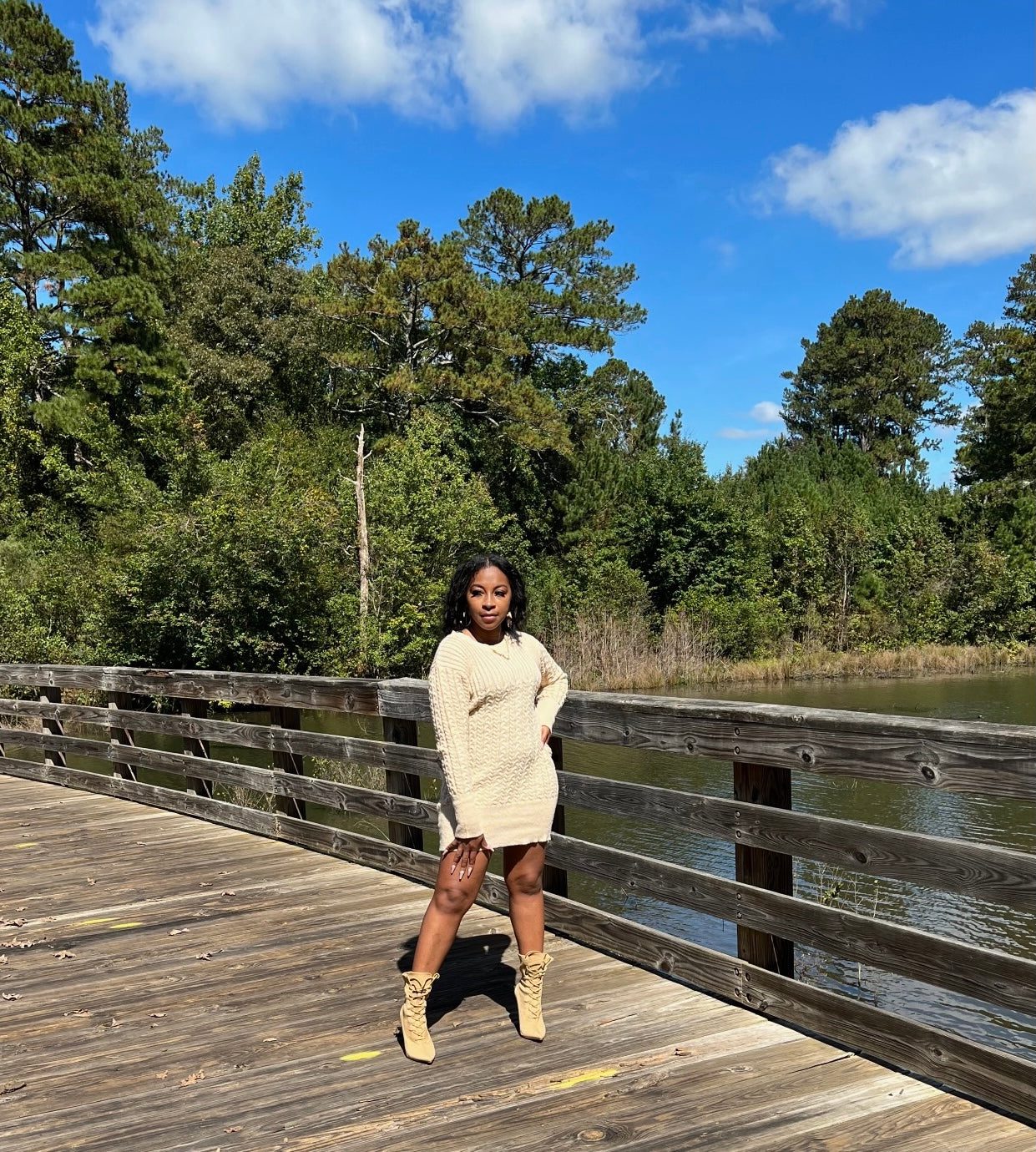 Way2Sexy Sweater Dress – Nude