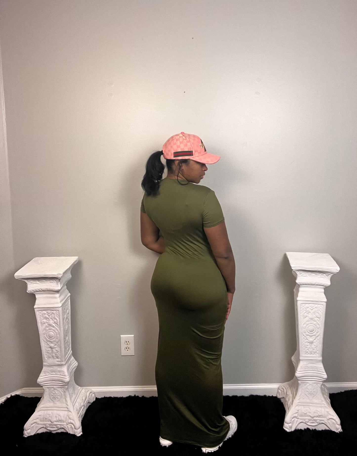 BASIC LUXE DRESS (green)