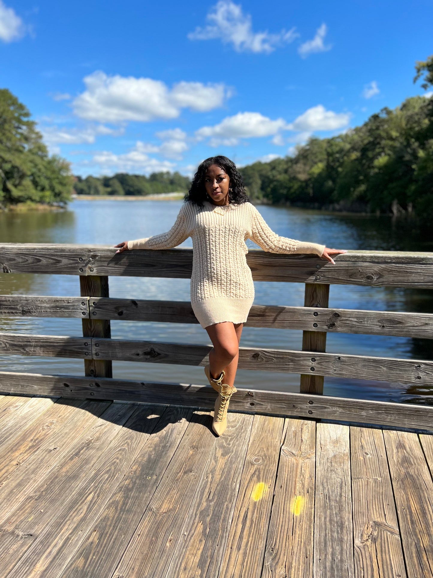 Way2Sexy Sweater Dress – Nude